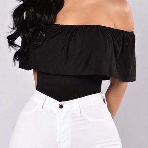 NWT Black bodysuit